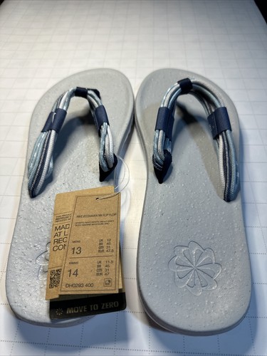 Flop Nike Unisex EcoHaven NEXT NATURE taglia uomo 13 WMNS 14 DH0293 400 (nuove con etichette)