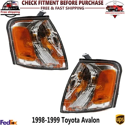 Luz de esquina delantera con bombillas lado conductor y pasajero para Toyota Avalon 1998-99 Foto 1 de 4