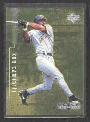 1999 Upper Deck Black Diamond Ken Caminiti Triple #/1500 Padres - Image 1 of 2