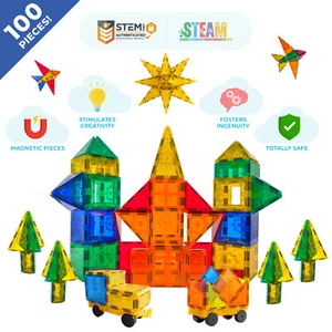 Tytan Magnetic Tiles and Building Blocks (100-Piece Set) - Picture 1 of 5