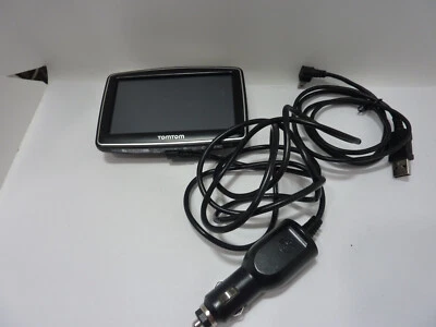 TOMTOM XL GPS Navigation System N14644 TomTom Car Unit NOT TESTED W USB CAR Cord - Image 1 of 4