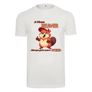 Unisex T-Shirt - Ein sauberer Biber... - Neuheit lustiger Humor Wichtel - Bild 1 von 9