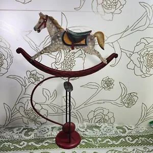 Péndulo de equilibrio de metal de colección arte popular caballo mecedor juguete - Imagen 1 de 9
