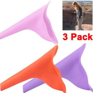 Travel Urinal for Women, Spill Proof and Reusable Lightweight Portable Urination - Picture 1 of 12