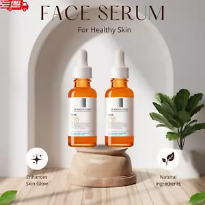 2 Pack La Roche-Possay Pure Vitamin C10 Serum - 30ml Free Shipping - Picture 1 of 5