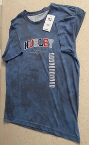 Hurley Mens Small Blue Jersey SS Graphic T-shirt Short Sleeve Tee NWT - Picture 1 of 3