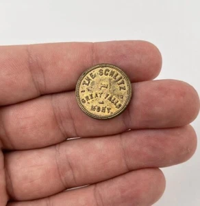 The Schlitz Great Falls Montana Trade Token - Picture 1 of 2
