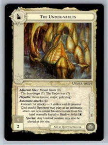 The Under-Vaults NM Dark Minions Limited Middle Earth CCG LoTR - Picture 1 of 1