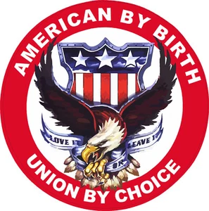 UNION STICKERS, hard hat stickers, hardhat stickers, CU-12 - Picture 1 of 1