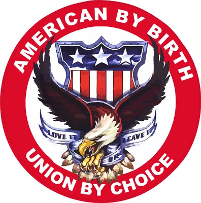 RADSTICKERS UNION STICKERS, hard hat stickers, hardhat stickers, CU-12