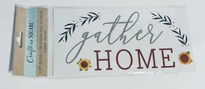 Calcomanías adhesivas de transferencia artesanales de papel cuadrado para artesanos reunir amor en casa 2 piezas - Imagen 1 de 2