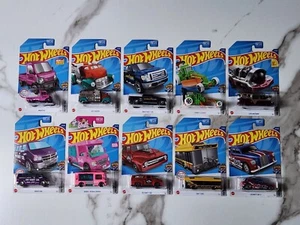 2022 Hot Wheels HW Metro (Complete Set Of 10) Barbie, Moon Eyes, Mini Truck - Picture 1 of 12