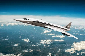 AIR FRANCE CONCORDE SUPERSONIC AIRLINER IN FLIGHT 8x12 GLOSSY PHOTO PRINT - Picture 1 of 1