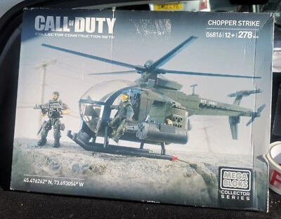 Mega Bloks Call of Duty Chopper Strike 06816 Combat Battle Helicopter NEW RARE  - Image 1 of 4