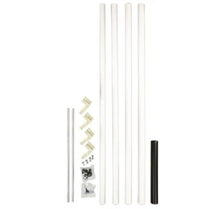 Telescoping Martin House and Gourds Pole, White, 15' by Heath Mfg - Picture 1 of 8