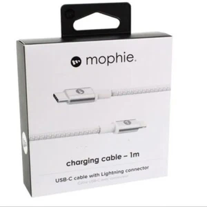Mophie Câble USB-C Charge Rapide vers Lightning Certifié MFi - Câble 1M, Neuf - Photo 1 sur 3