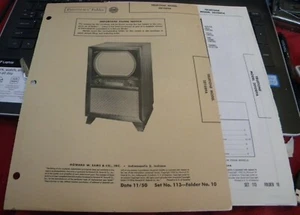 TRUETONE TV RECEIVER MODEL: 2D1089A (SAMS PHOTOFACT 113-10) - Bild 1 von 2
