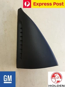 Holden Front Left Passenger Side Door Mirror Cover Trim VT VX VY VZ WK WL Black - Picture 1 of 4