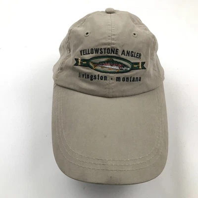 Gorra de pescador Yellowstone gorra con tirantes beige billete de pato ajustable bordado para hombre Foto 1 de 4