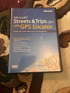 MICROSOFT STREETS AND TRIPS 2006 GPS. Software Only - Picture 1 of 3