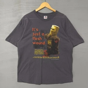 Vintage 2001 Monty Python “Just a Flesh Wound” Grey Shirt XL - Picture 1 of 5