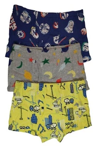 3 Pack Cotton Toddler Little Boys Kids Underwear Underpants Boxer Briefs 4T-8T - Picture 1 of 17