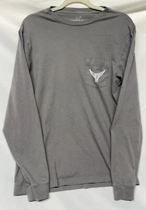 Vineyard Vines Hemd Herren Small Langarm leicht Rundhals Tasche - Bild 1 von 8