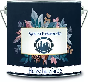 Sycolina Farbenwerke 5 Liter Holzschutzfarbe Holzlack Holzlasur wetterbeständig - Bild 1 von 20