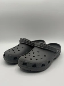 Crocs Gray Clogs Mens 10 Womans 12 - Picture 1 of 5