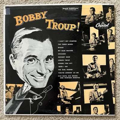 BOBBY TROUP - Troup! LP w/ INNER 1955 Capitol T484 mono Vinyl * VG+ - Image 1 of 4
