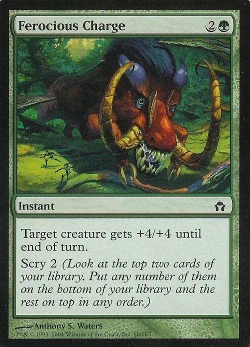 Ferocious Charge -Foil Medium Play MTG Fifth Dawn - Image 1 of 1