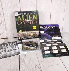 COMPLETE - Sid Meier's Alien Crossfire Alpha Centauri Expansion Pack Big Box PC - Picture 1 of 13