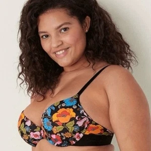 Reggiseno t-shirt push up Victoria's Secret ROSA Wear Everywhere liscio taglia 36DD - Foto 1 di 12