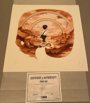 Flying High x Victor Castillo Art Print 1/50 Signed Numbered Limited COA - Image 1 of 4