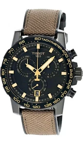 TISSOT Supersport T125.617.37.051.01 Chrono Black Dial Men's Watch 45.5mm - Picture 1 of 17