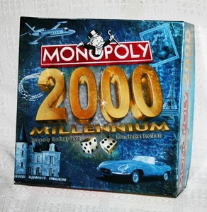 2000 Monopoly Millenium Edition Holographic Board Game Parker Brothers - Picture 1 of 2