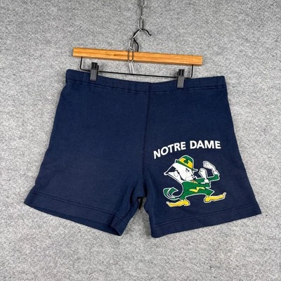 Pantalones Cortos de Sudadera Jostens Notre Dame De Colección Para Hombres Pequeños S Azules MLB Hechos en EE. UU. Foto 1 de 4