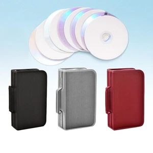 DVD Hülle Halter Organizer CD Hülle 128 Fassungsvermögen Kratzfest Trendy mit - Bild 1 von 20