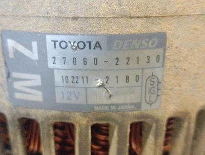 2706022130 alternador para TOYOTA RAV 4 II ( A2 ) 1.8 (ZCA25 ZCA26 ) 5465706 - Immagine 1 di 4