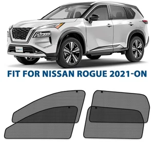 Car Shades for Side Windows Sunshade Protector for 2021-2025 Nissan Rogue - Picture 1 of 7