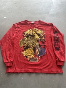 1996 Vintage Yu-Gi-Oh Shadow Realm Long Sleeve Shirt Kids Medium 8-10 Adult S - Picture 1 of 9