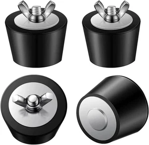 4 Size Pool Winterizing Plugs, 25Mm+32Mm+38Mm+51Mm Rubber Pool Plug Inlet Noz... - Picture 1 of 12