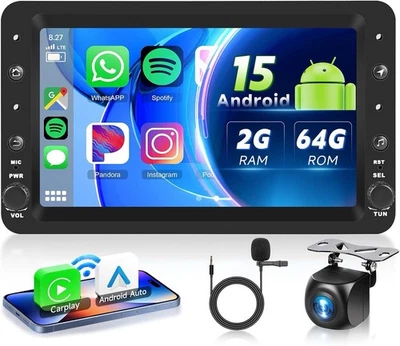 Autoradio 2G+64G Display 7” Touch Android 15 Alfa Romeo 159 2004-2011 CarPlay - Immagine 1 di 4