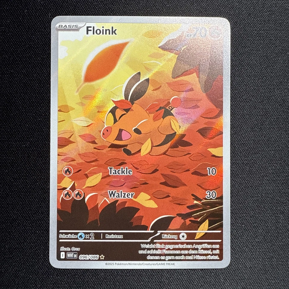 Pokémon TCG Floink 096/086 Weiße Flammen Deutsch Near Mint Boosterfrisch - Bild 1 von 4