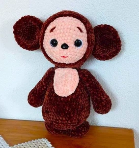 Amigurumi "Cheburaschka" gehäkelt, Handarbeit, Kuscheltier, Geschenk - Bild 1 von 4