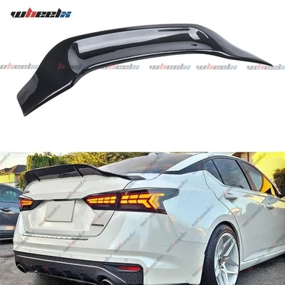 PARA NISSAN ALTIMA 2019-2025 FIBRA DE CARBONO HIGHKICK R STYLE DUCKBILL ALERÓN DE MALETERO Foto 1 de 4