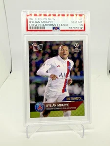 KYLIAN MBAPPE 2019 TOPPS NOW PSA 10 UEFA UCL PSG FRANCE ONE TO WATCH #47 - Picture 1 of 2