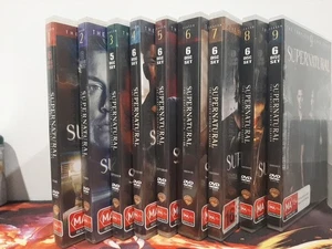 Supernatural TV Series 1 to 9 | Season 1, 2, 3, 4, 5, 6,7, 8, 9 DVD, Region 4 - Picture 1 of 11