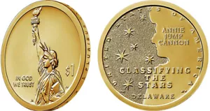 2019 P One Dollar American Innovation Innovators Delaware Stars U.S. Mint Coins - Picture 1 of 4
