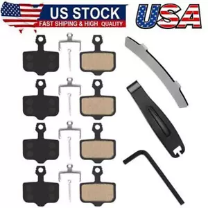4Pairs Bike Disc Brake Pads,Compatible for Sram Brake Pads Avid Elixir E1 E3 E5 - Picture 1 of 9
